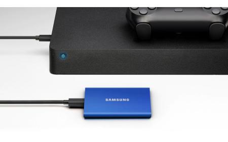 Внешние накопители Samsung T7 2TB (серый) [MU-PC2T0T/WW]