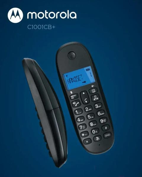 Радиотелефоны DECT Motorola C1001CB+ (черный)