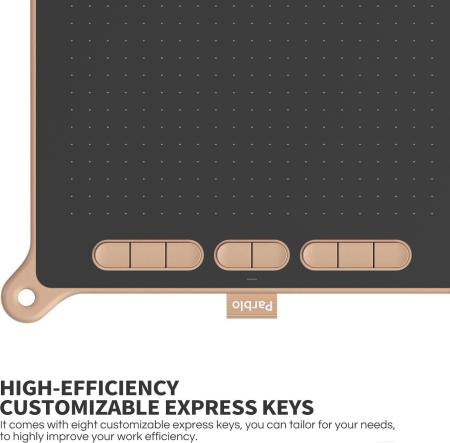 Графические планшеты Parblo Ninos M (розовый)