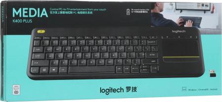 Клавиатуры Logitech K400 Plus 920-007173 (черный) [920-007173]