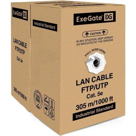 Кабели, адаптеры, разветвители ExeGate Special UTP4-C5e-CCA-S26-IN-PVC-GY-305 EX261518RUS [EX261518RUS]
