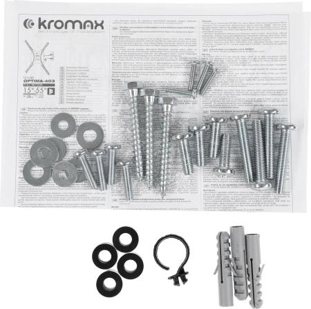 Кронштейны Kromax OPTIMA-403 (черный)
