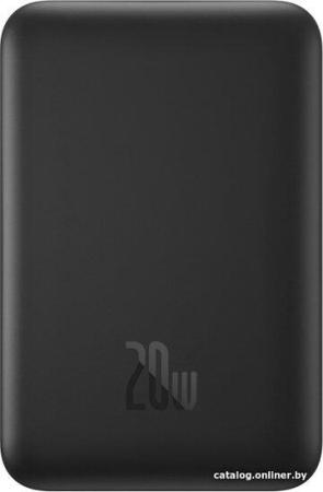 Портативные зарядные устройства Baseus Magnetic Mini Air Wireless Fast Charge Power Bank 20W 6000mAh (черный) [P10059002113-00]