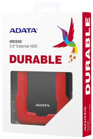 Внешние накопители ADATA HD330 AHD330-2TU31-CRD 2TB (красный) [AHD330-2TU31-CRD]