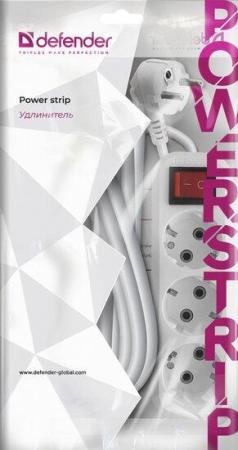Стабилизаторы, сетевые фильтры, удлинители Defender L330 (1.5 м) [99356]