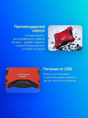 Внешние накопители ADATA SD620 512GB SD620-512GCRD [SD620-512GCRD]