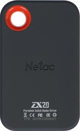 Внешние накопители Netac ZX20 2TB NT01ZX20-002T-32BL [NT01ZX20-002T-32BL]