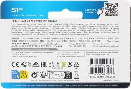 SSD Silicon-Power P34A60 1TB SP001TBP34A60M28 [SP001TBP34A60M28]