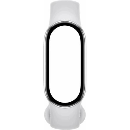 Умные часы и браслеты Xiaomi Smart Band 10 M2459B1 (серебристый, с белым силиконовым ремешком, международная версия) [BHR07PSGL]