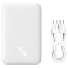 Портативные зарядные устройства Baseus Magnetic Wireless PPCX020002 6000mAh (белый) [PPCX020002]