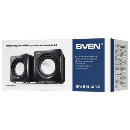 Мультимедиа акустика SVEN 315 [SV-0110315BK, 6438162001698, SV-014636]