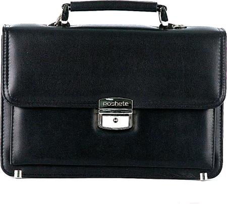 Женские и мужские сумки Poshete 250-9628-BLK (черный) [250-9628-BLK]