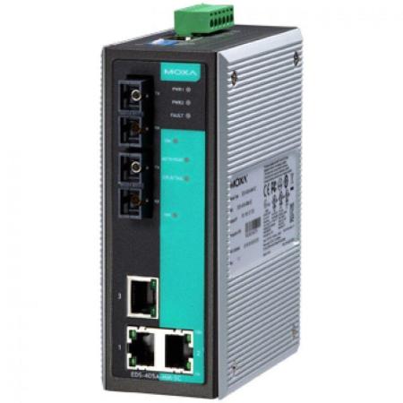 Коммутаторы Moxa EDS-405A-SS-SC-T