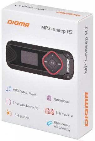 Плееры Digma R3 8GB (черный) [436167]