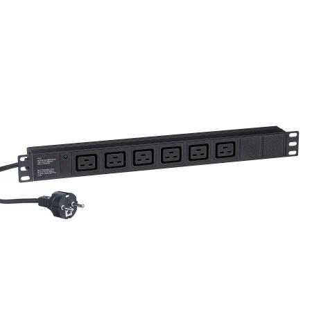 Стабилизаторы, сетевые фильтры, удлинители ExeGate ServerPro PDU-19H013 Al-6C19-EU3CU [EX280871RUS]