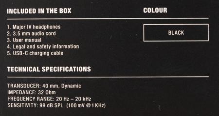 Наушники и гарнитуры Marshall Major IV (черный) [Major IV Black]