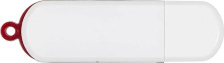 USB Flash Silicon-Power LuxMini 320 32GB (белый/красный) [SP032GBUF2320V1W]