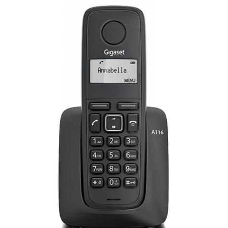 Радиотелефоны DECT Gigaset A116 (черный)