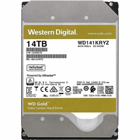 Жесткие диски WD Gold 14TB WD141KRYZ [WD141KRYZ]