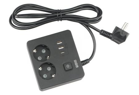 Стабилизаторы, сетевые фильтры, удлинители Power Cube PC-1B-2M