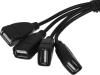 USB-хабы и док-станции Buro BU-HUB4-0.3-U2.0-Splitter [1001420]