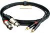 Кабели, адаптеры, разветвители Shnoor RCA2XF-1.5m