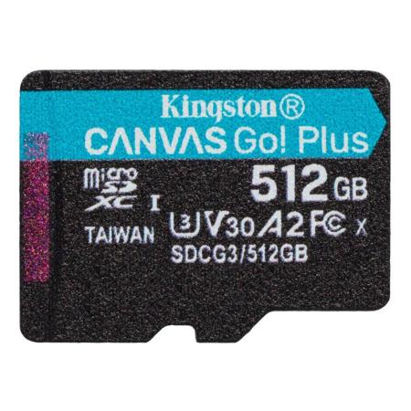 Карты памяти Kingston Canvas Go! Plus microSDXC 512GB [SDCG3/512GBSP]