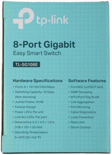 Коммутаторы TP-Link TL-SG108E