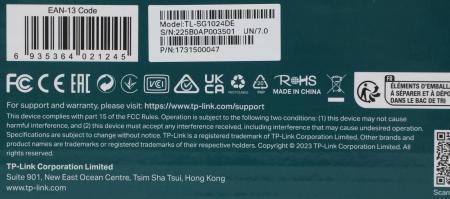 Коммутаторы TP-Link TL-SG1024DE