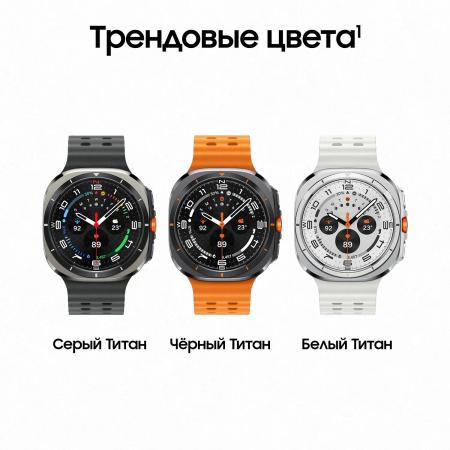 Умные часы и браслеты Samsung Galaxy Watch Ultra 47 мм LTE (черный титан) [SM-L705FDAACAU]