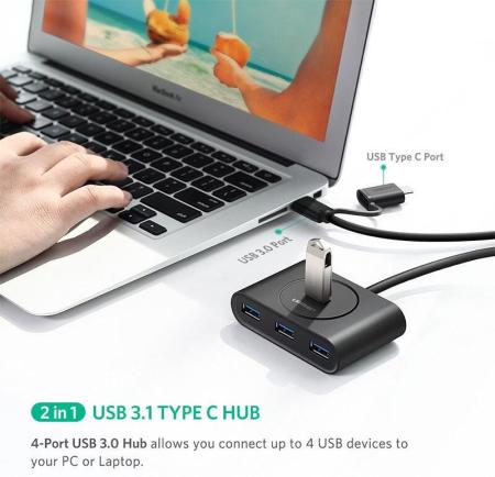 USB-хабы и док-станции Ugreen CR113 40850 [40850]