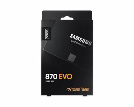 SSD Samsung 870 Evo 500GB MZ-77E500BW [MZ-77E500BW, MZ-77E500B/EU, MZ-77E500B/KR]
