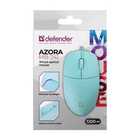 Мыши Defender Azora MB-241 (мятный) [52243]