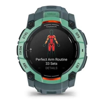 Умные часы и браслеты Garmin Instinct 3 50 мм (зеленый) [010-03020-01]