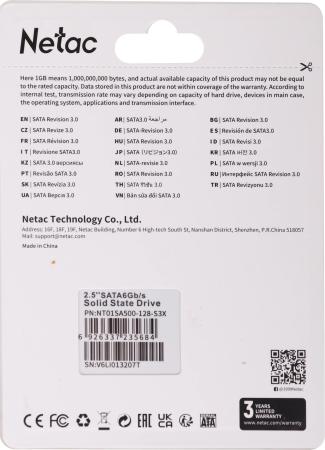 SSD Netac SA500 128GB NT01SA500-128-S3X [NT01SA500-128-S3X]