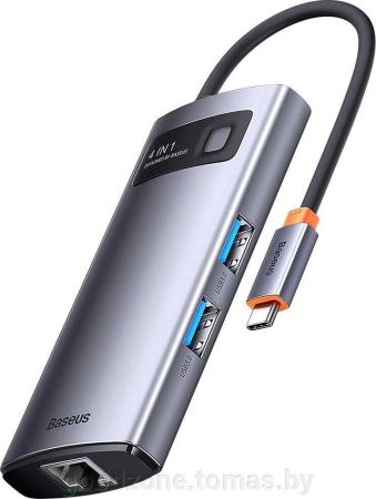 USB-хабы и док-станции Satechi Pro Hub Mini ST-UCPHMIM (серый космос) [ST-UCPHMIM]