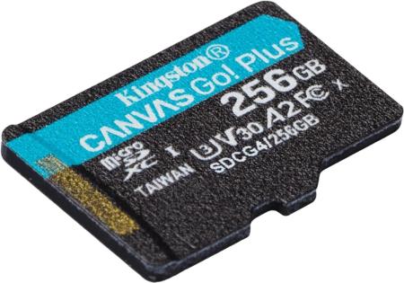 Карты памяти Kingston Canvas Go! microSDXC 256GB SDCG4/256GBSP [SDCG4/256GBSP]