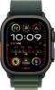 Умные часы и браслеты Apple Watch Ultra 2 LTE 49 мм (титановый корпус, черный/темно-зеленый, ремешок из полиэстера S) [MX4Q3]