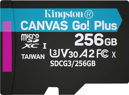Карты памяти Kingston Canvas Go! Plus microSDXC 256GB [SDCG3/256GBSP]