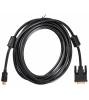 Кабели, адаптеры, разветвители Buro HDMI-19M-DVI-D-5M