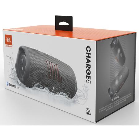 Беспроводные и портативные колонки JBL Charge 5 (серый) [JBLCHARGE5GRY]