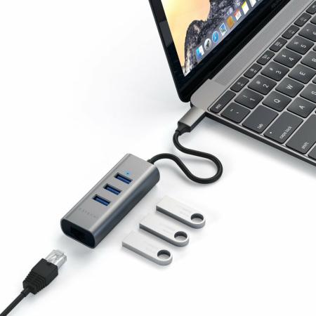 USB-хабы и док-станции Satechi ST-TC2N1USB31AM