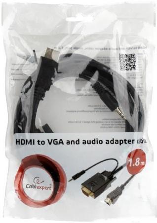 Кабели, адаптеры, разветвители Cablexpert A-HDMI-VGA-03-10