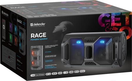 Беспроводные и портативные колонки Defender Rage [65109]