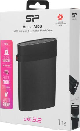 Внешние накопители Silicon-Power Armor A85B 1TB SP010TBPHD85BS3K [SP010TBPHD85BS3K]