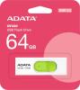 USB Flash ADATA UV320 64GB (белый/зеленый) [AUV320-64G-RWHGN]
