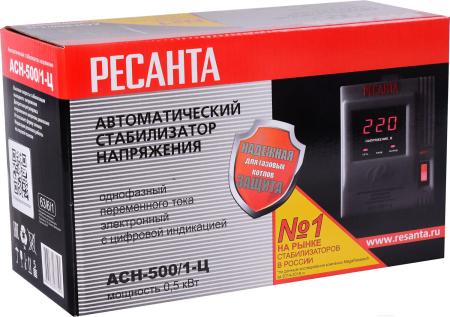 Стабилизаторы, сетевые фильтры, удлинители Ресанта АСН-500/1-Ц [63/6/1]