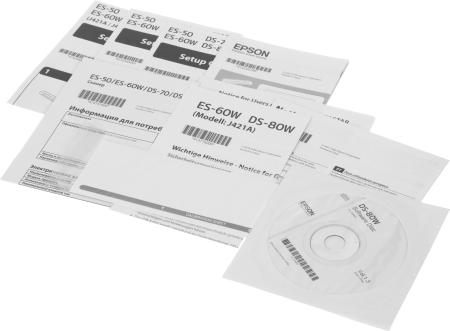 Сканеры Epson WorkForce DS-80W [B11B253402]