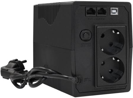 Источники бесперебойного питания ExeGate Power Smart ULB-850.LCD.AVR.2SH.RJ.USB EP285478RUS [EP285478RUS]