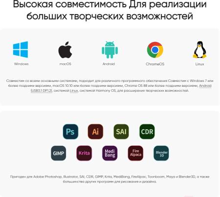 Графические планшеты XP-Pen Artist 22 Plus